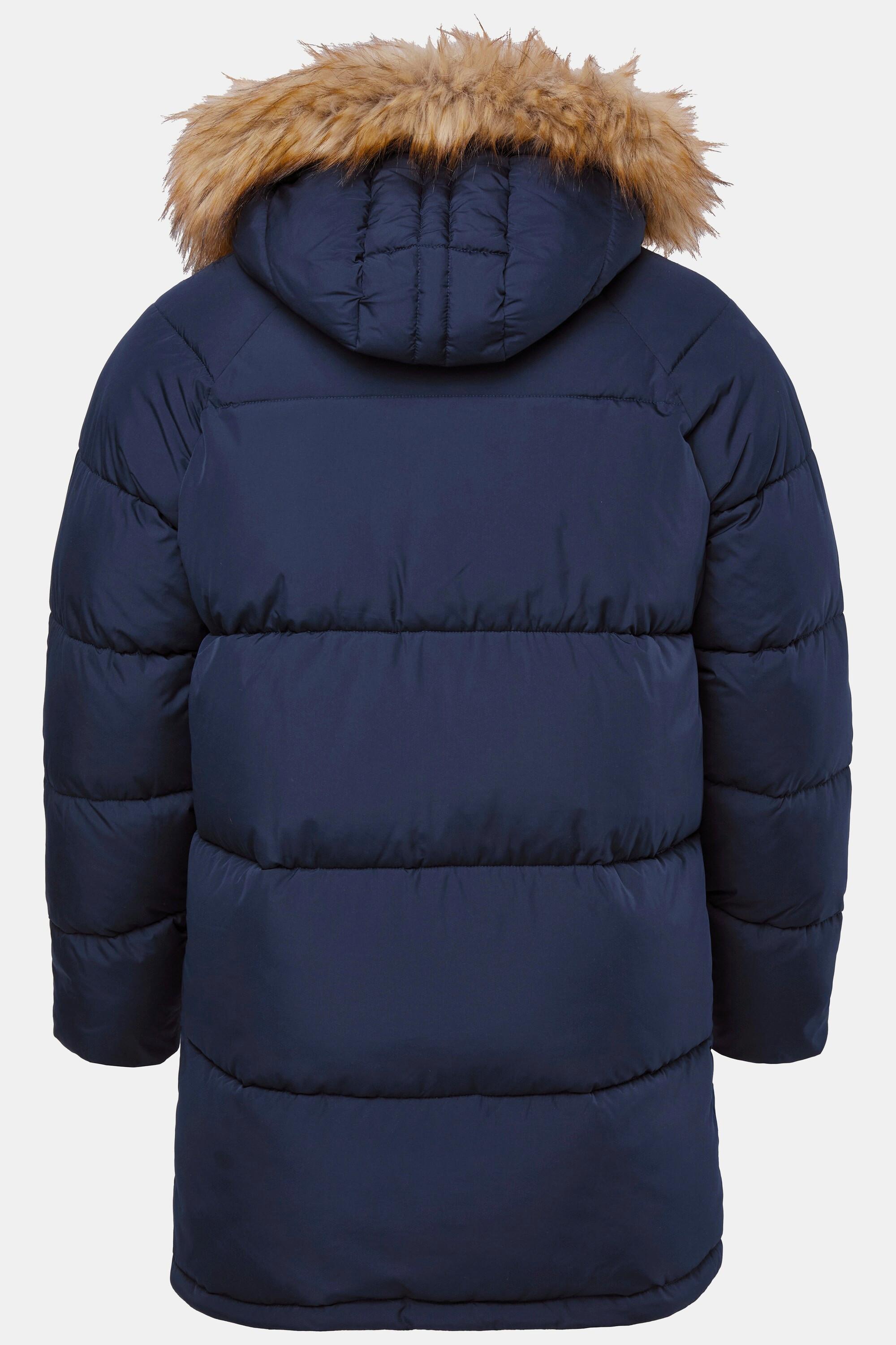 JP1880 Stepp Parka Kapuze Webpelz Badges  