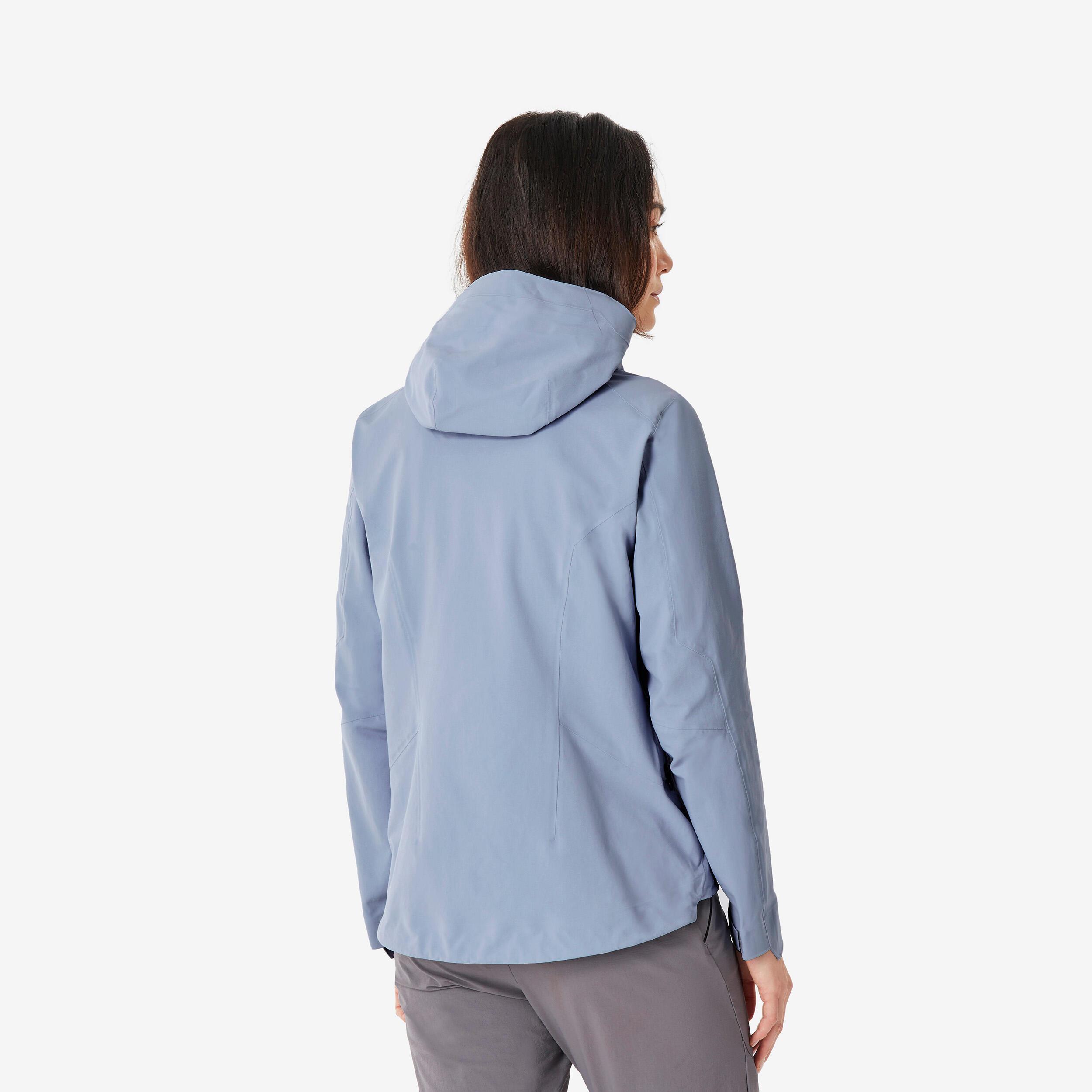 QUECHUA Wasserdichte Polyamid Wanderjacke  