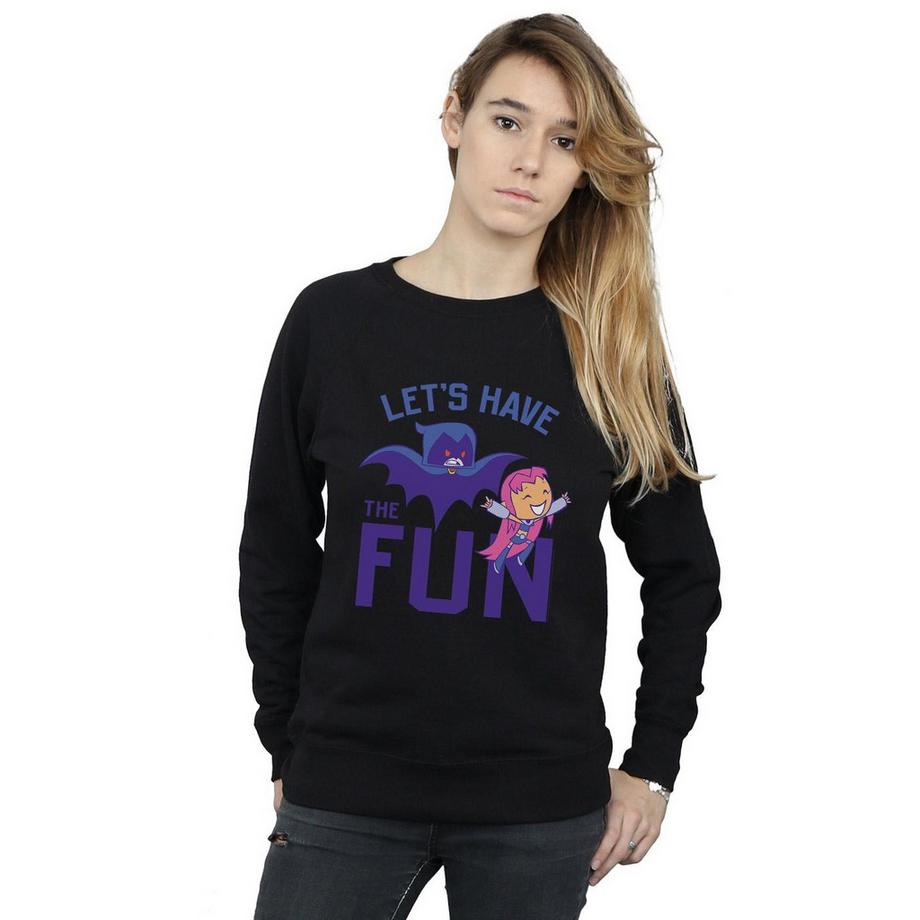 DC COMICS Teen Titans Go Let's Have The Fun Sweatshirt  