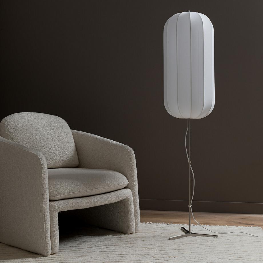 AM.PM Stehlampe Satchi mit Textilschirm  