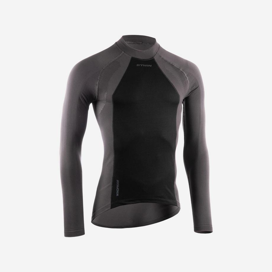 Sous-vêtement homme manches longues vélo polyester