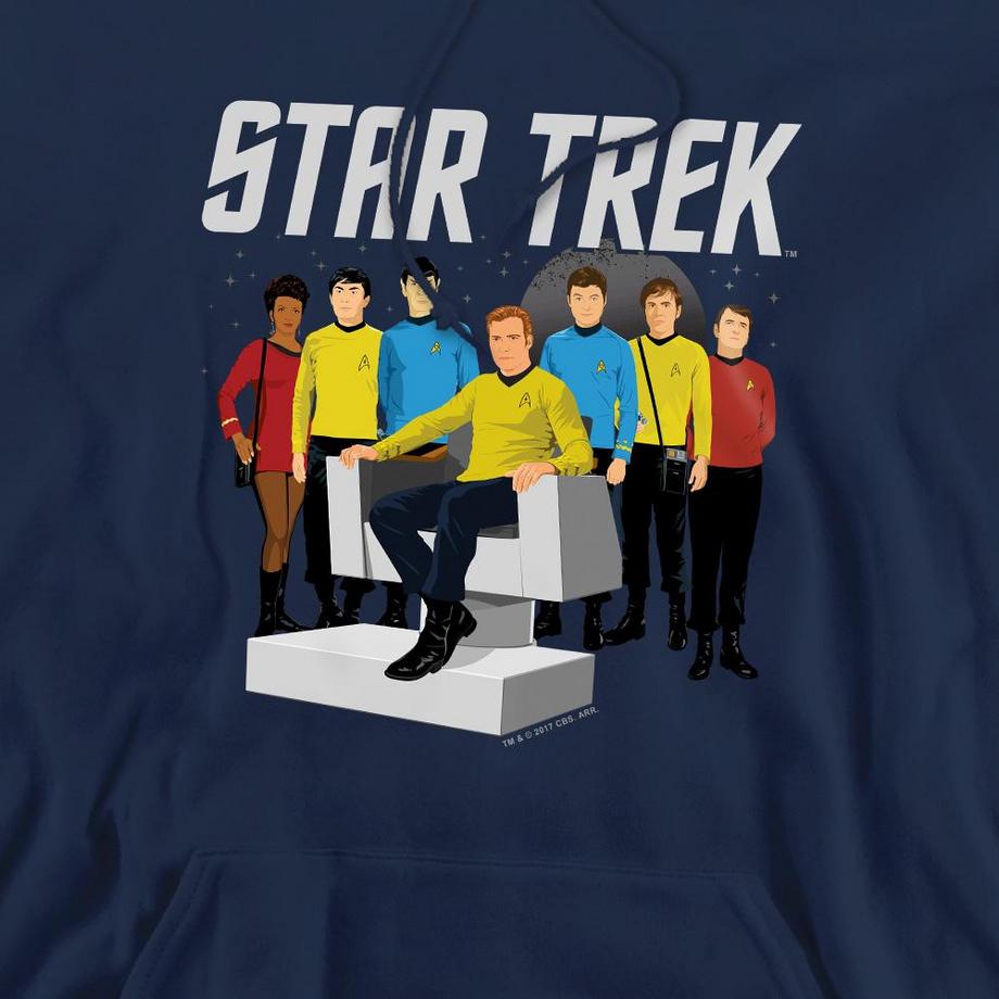 Star Trek Star Trek Grafikdruck Kapuzenpullover  