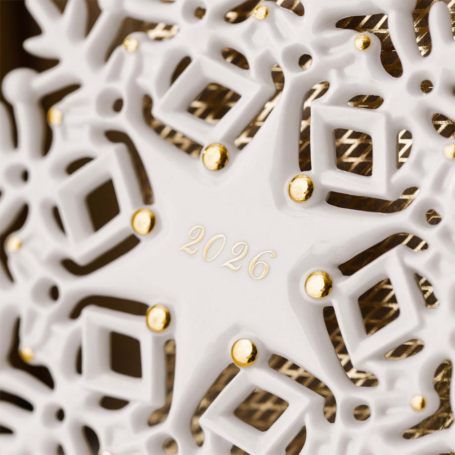 Villeroy&Boch Ornement flocon de neige 2026 Christmas Classics  