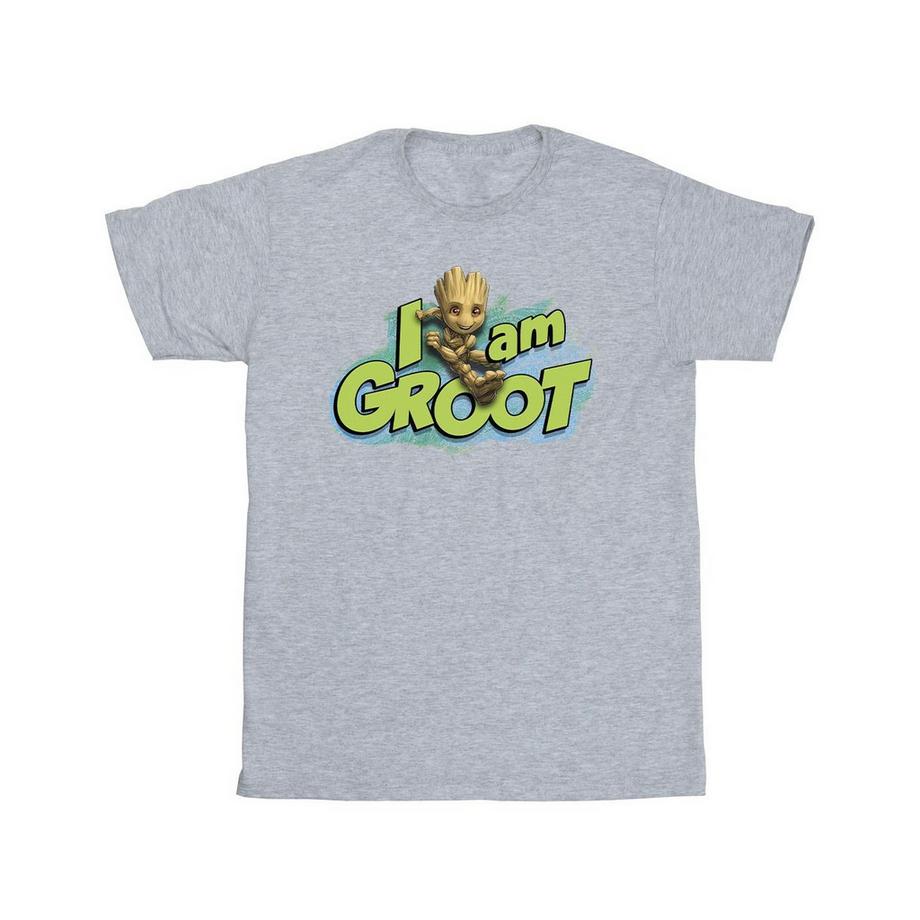 Guardians Of The Galaxy I Am Groot Maglietta Salto