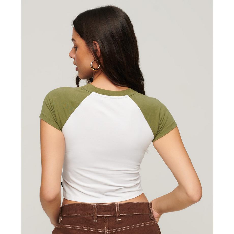 Superdry Baseball T-Shirt Court  