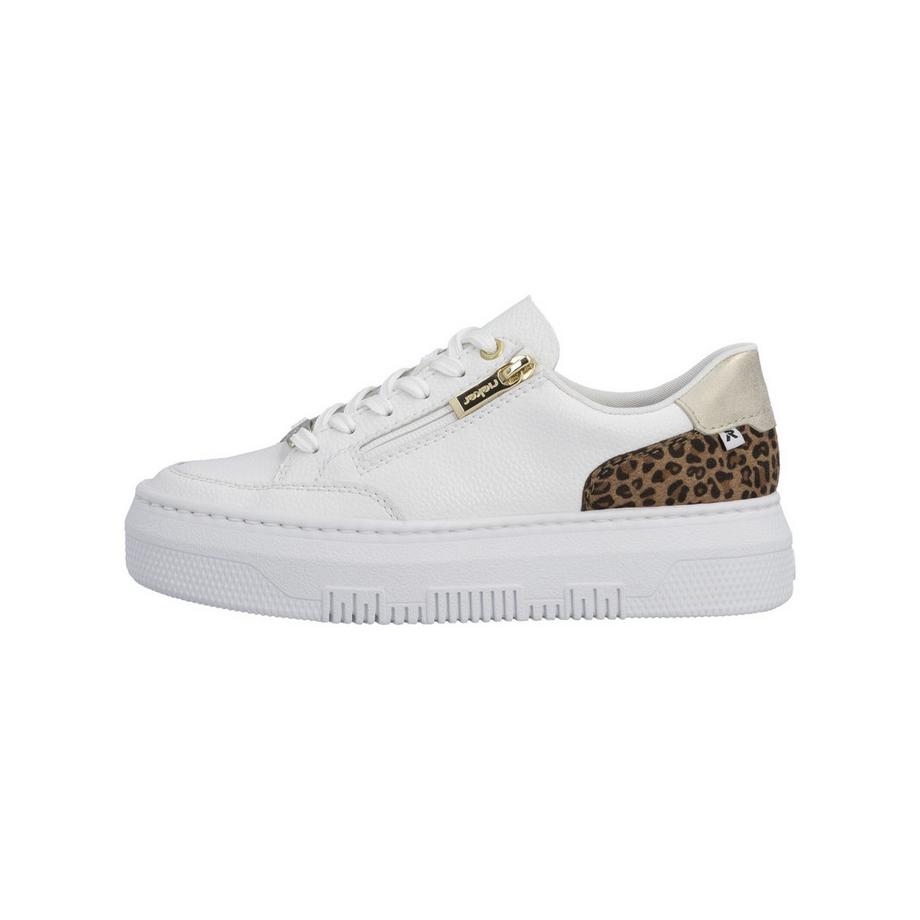 Rieker Sneaker con plateau e dettaglio stampa leopardo  