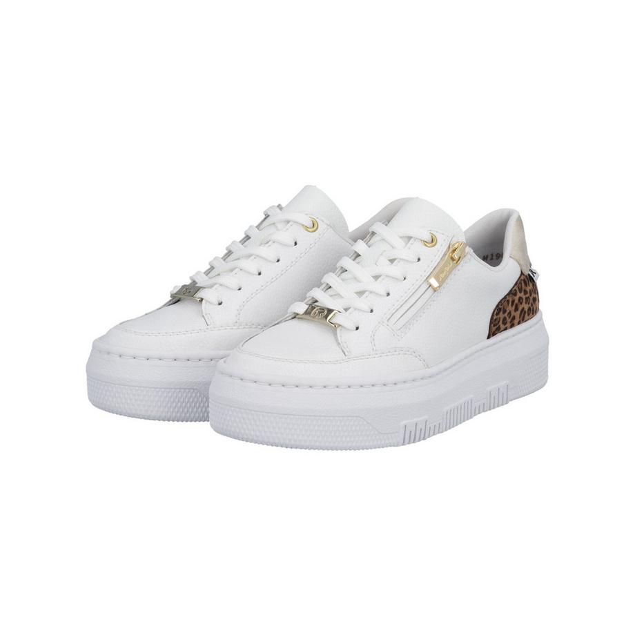 Rieker Sneaker con plateau e dettaglio stampa leopardo  