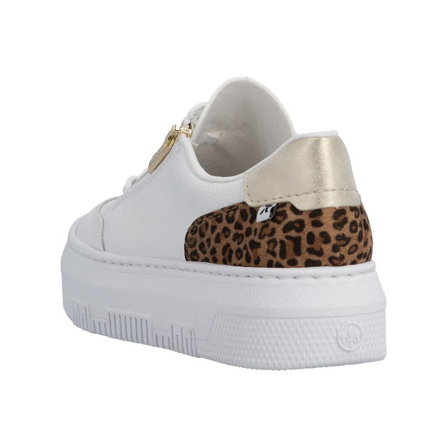 Rieker Sneaker con plateau e dettaglio stampa leopardo  