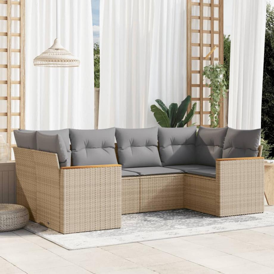 VidaXL Garten sofagarnitur poly-rattan  
