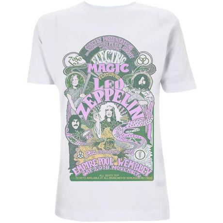 Led Zeppelin Led Zeppelin Electric Magic Print T-Shirt  
