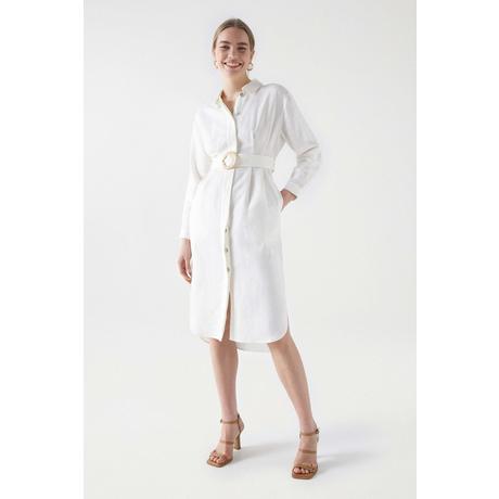 Salsa  Kleider Linen Shirt Dress 