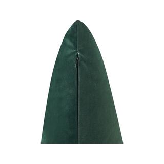 Beliani Dekokissen 2er Set aus Samtstoff Modern TALINUM  