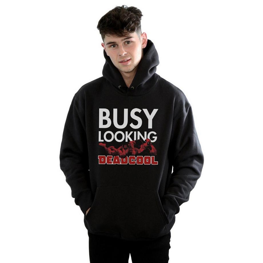MARVEL Busy Looking Deadcool Sweat à capuche  