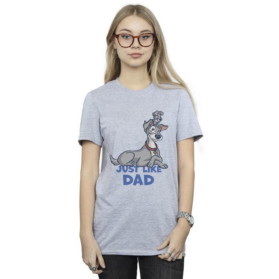 Disney Lady And The Tramp Just Like Dad T-Shirt  