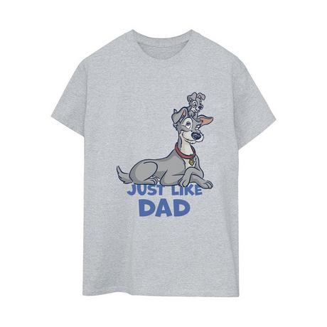 Disney Lady And The Tramp Just Like Dad T-Shirt  