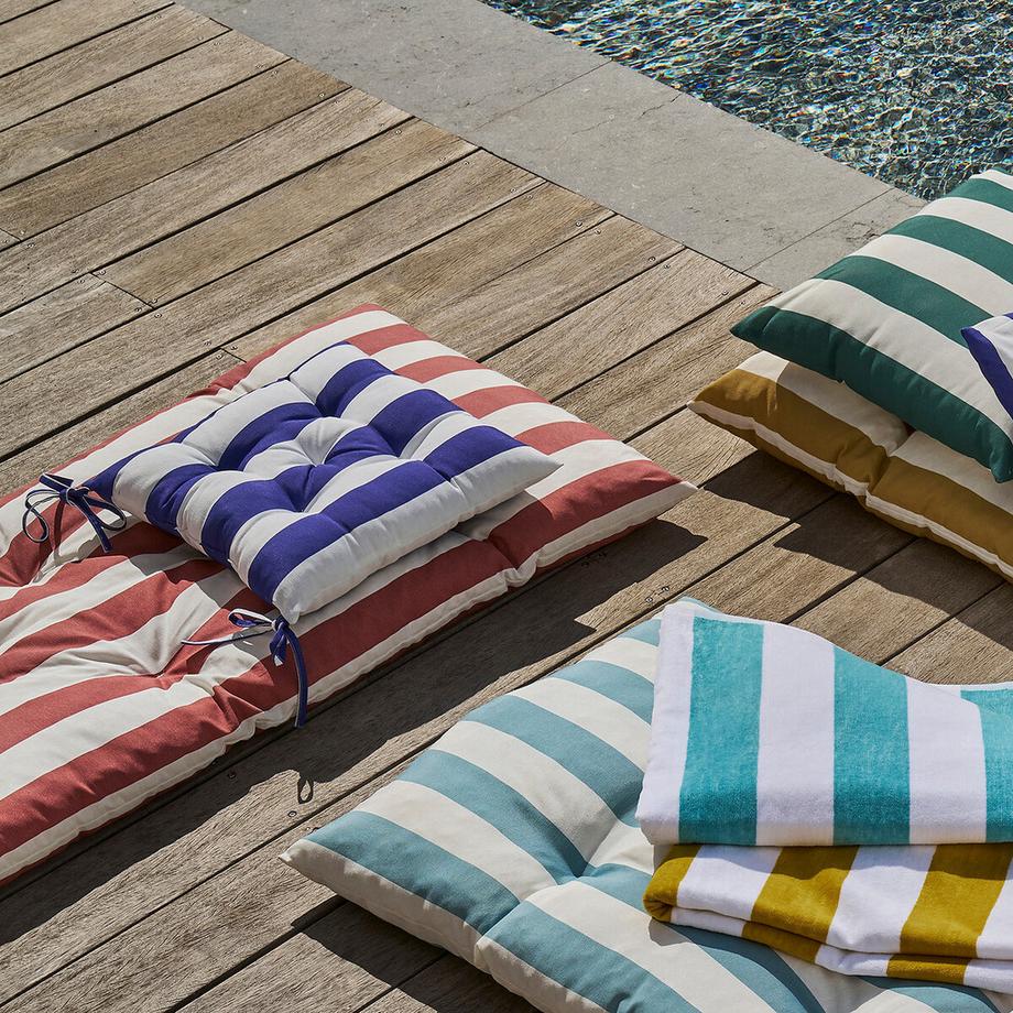 La Redoute Intérieurs Stuhlkissen Hendaye für den Aussenbereich  