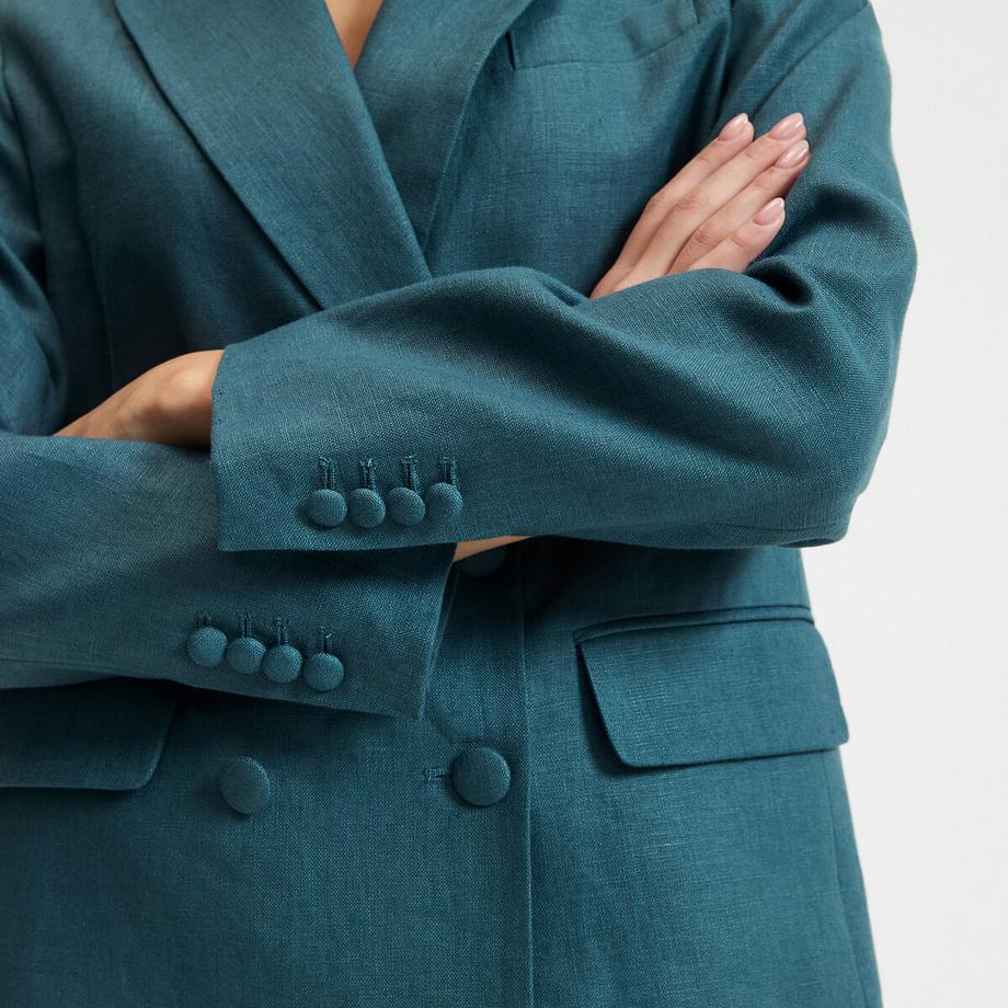 La Redoute Collections Locker geschnittener zweireihiger Blazer  