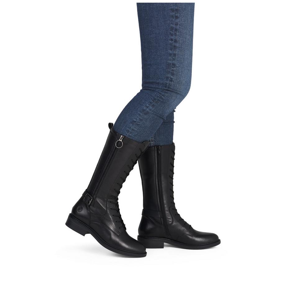 Remonte Bottes à lacets avec fermeture éclair latérale  