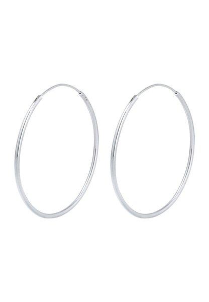 Elli  Boucles d'Oreilles Créoles Basic Filigrane De Haute Qualité 