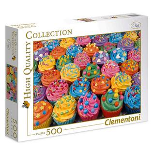 Clementoni  Puzzle Farbige Cupcakes (500Teile) 