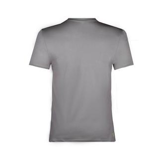 Bidi Badu  T-shirt col rond Evin Tech - gris/vert fluo 