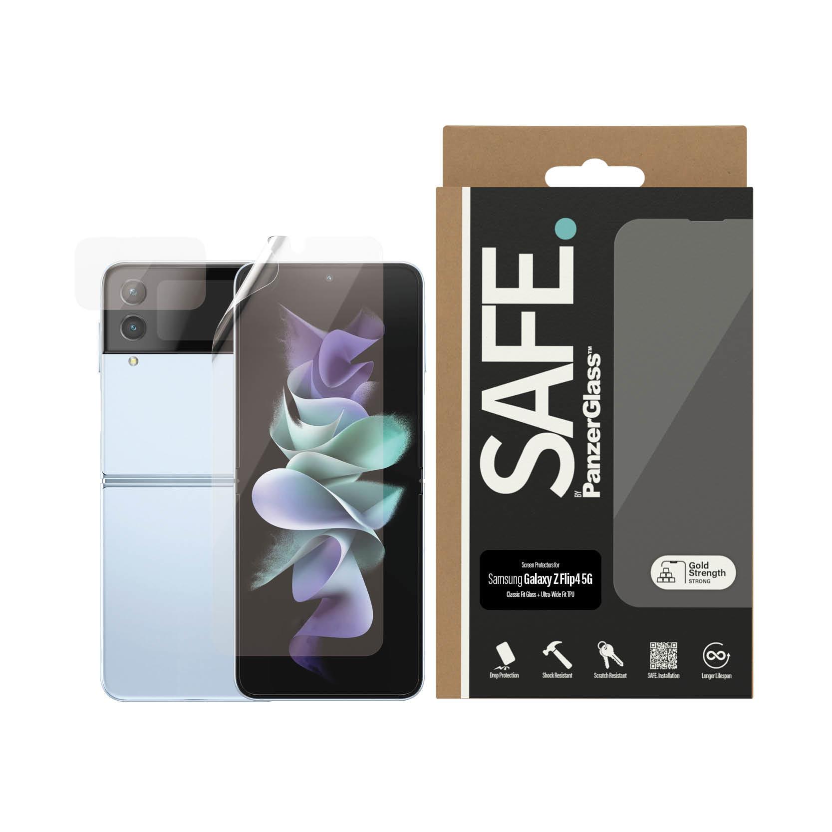 PanzerGlass  SAFE GALAXY Z FLIP4 5G TPU+GLAS CASE FRIENDLY Protection d'écran transparent Samsung 1 pièce(s) 