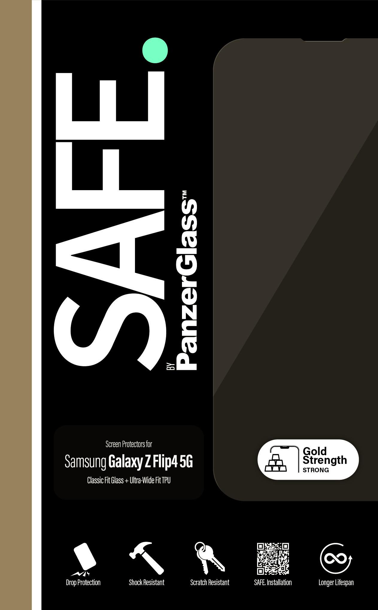 PanzerGlass  SAFE GALAXY Z FLIP4 5G TPU+GLAS CASE FRIENDLY Protection d'écran transparent Samsung 1 pièce(s) 