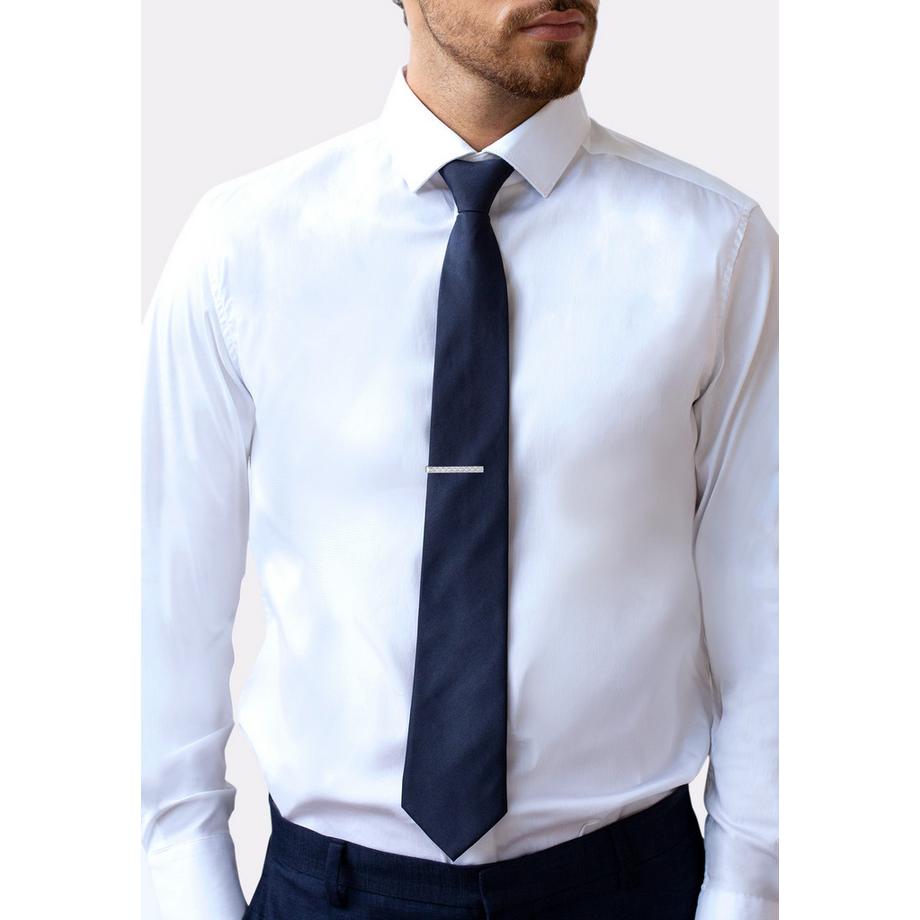 Kuzzoi  Krawattennadel Pyramiden Struktur Zeitlos Business 925 Silber 