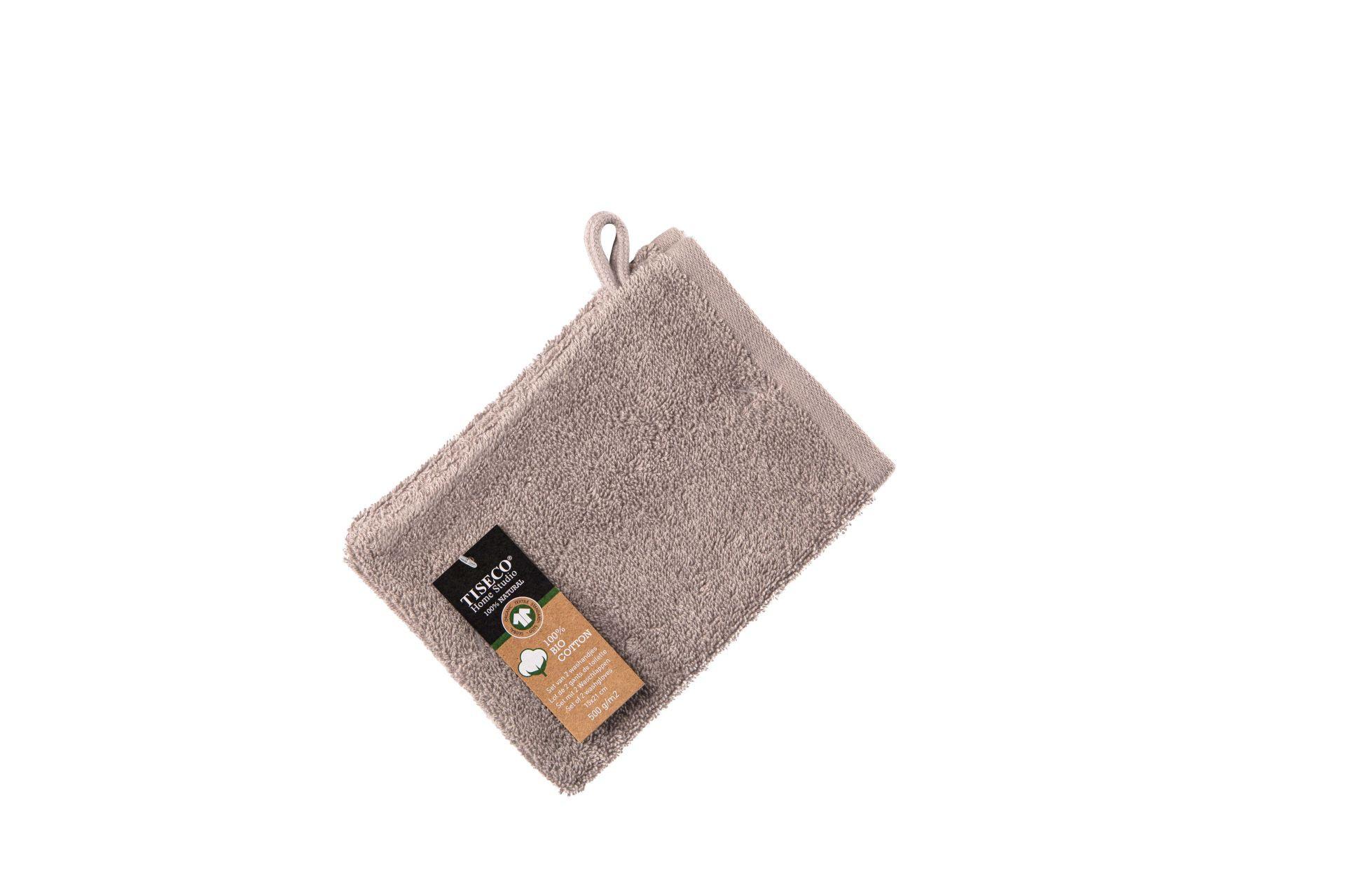 Tiseco Gant de toilette EDEN - lot de 2  