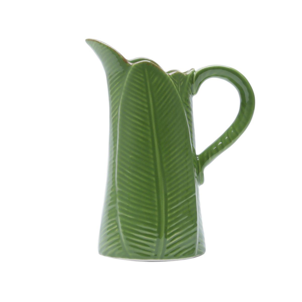 Lyor Keramik-Krug mit Bananenblättern  