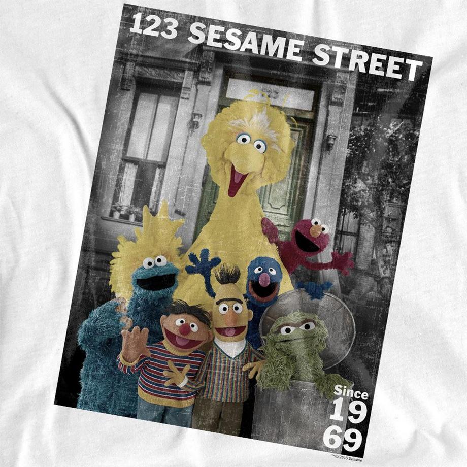 Sesame Street T-Shirt Manches Longues Best Address  