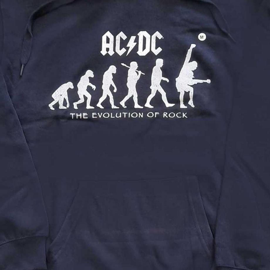 AC/DC ACDC The Evolution of Rock Felpa con cappuccio  