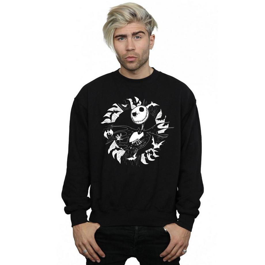 Disney Nightmare Before Christmas Jack Skellington Sweatshirt  