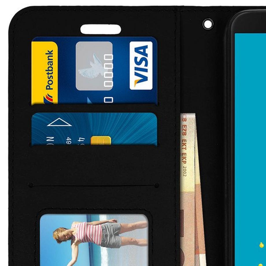 Avizar  Samsung Galaxy J6 Vintage Case Schwarz 