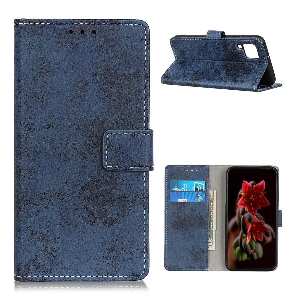 Cover-Discount  Galaxy A12 - Vintage Etui Wildleder Optik 