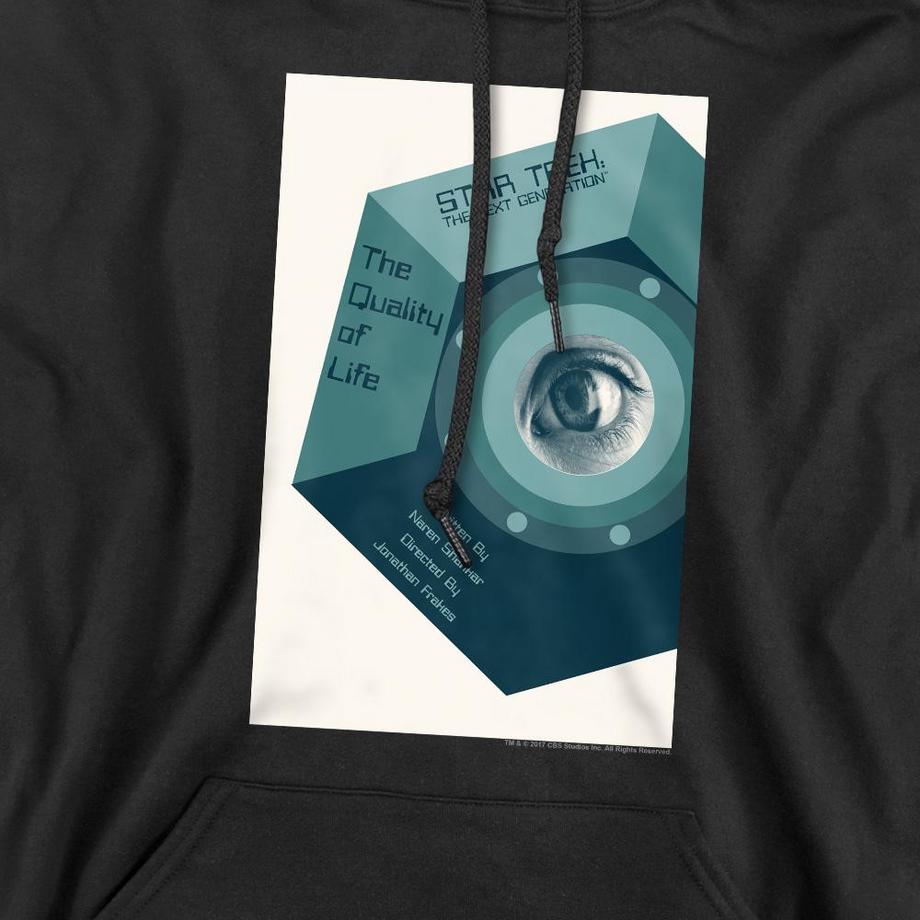 Star Trek The Next Generation Season 6 Episode 9 Felpa con cappuccio  