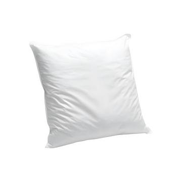 Oreiller en coton bio 60 x 60 cm de NATUREA - 550gr/m2- Blanc- NATURE CONFORT