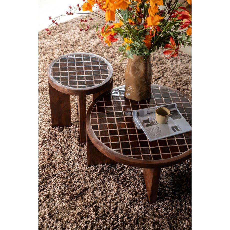 mutoni Couchtisch TiledUp 70x70  