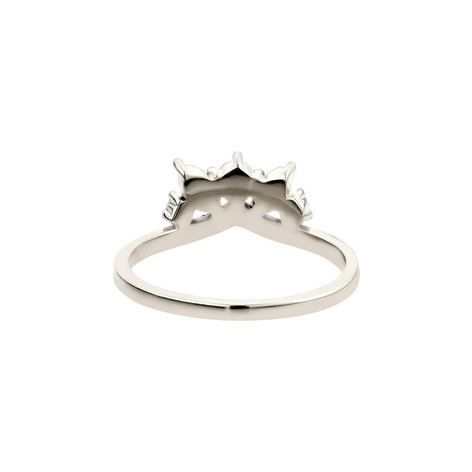 Elli  Bague Bague Couronne Cristaux Swarovski 925 Sterling Silver 