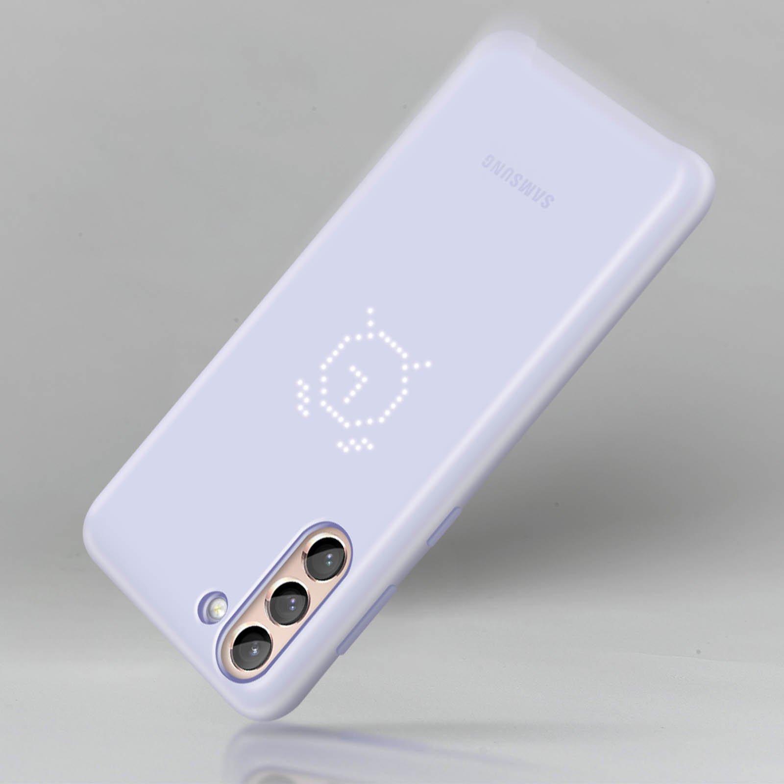 SAMSUNG  Cover Led Samsung Galaxy S21 viola 