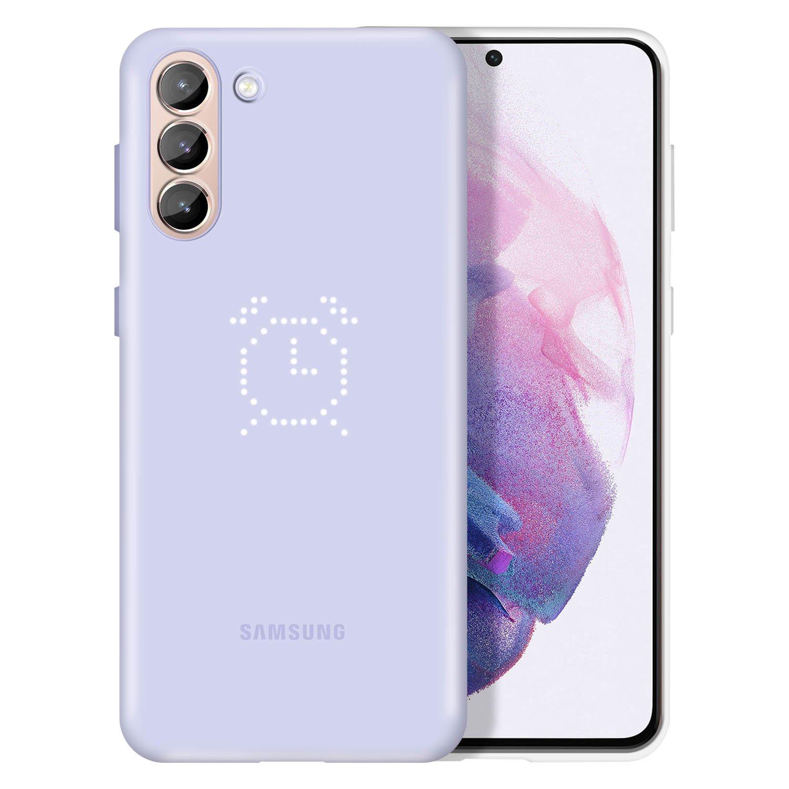 SAMSUNG  Coque Samsung S21 LED Smart LED Violet 