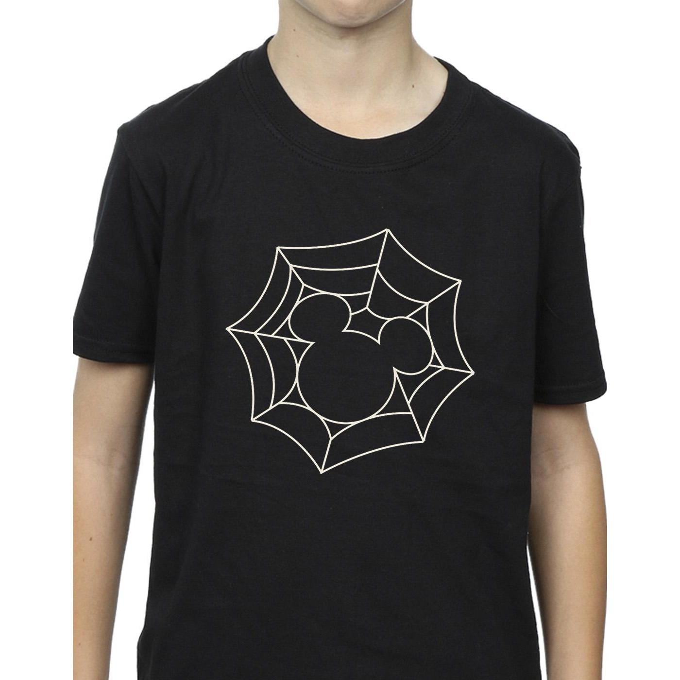 Disney  Tshirt MICKEY MOUSE SPIDER WEB 