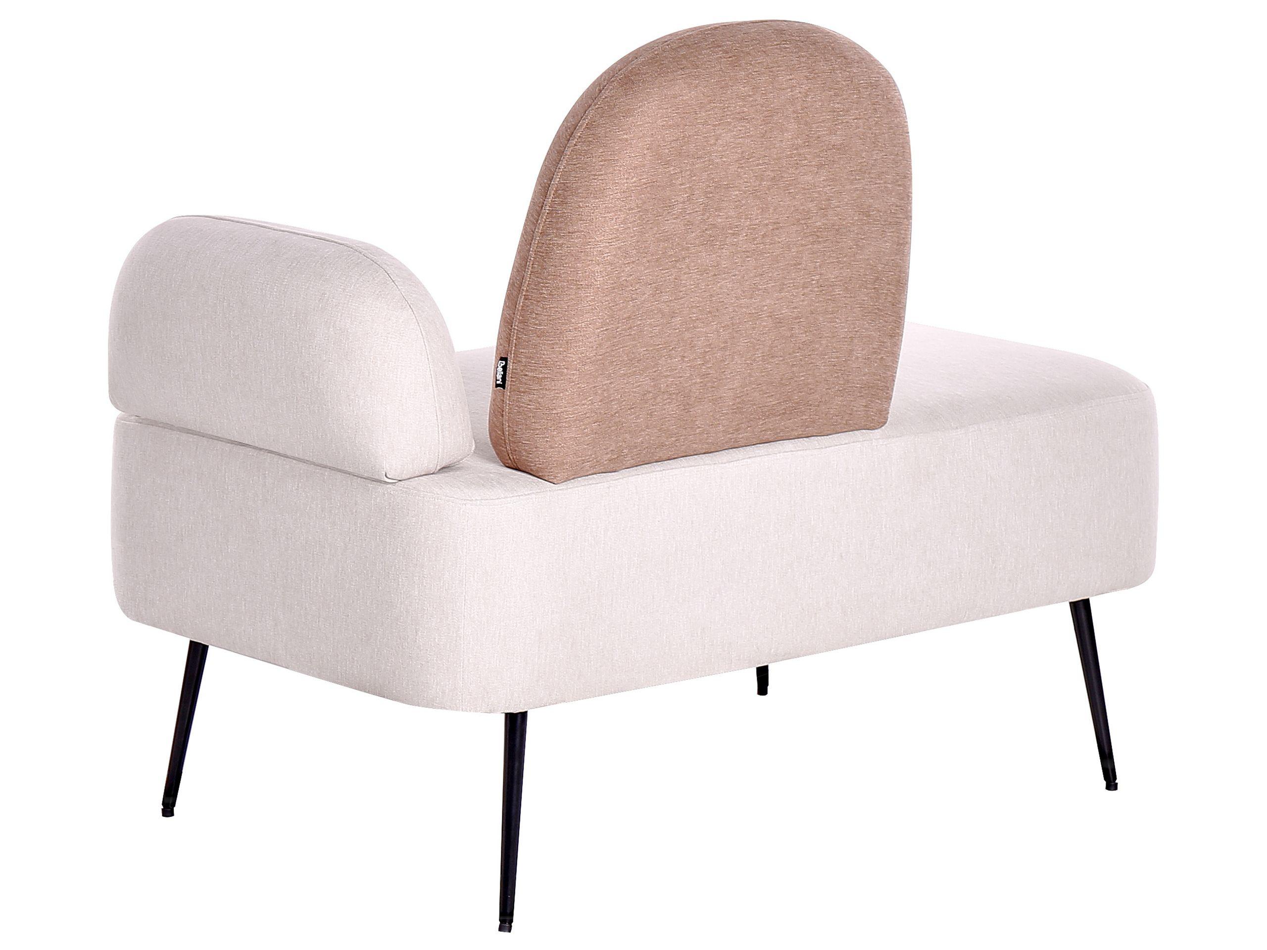 Beliani Rechtsseitige Chaiselounge aus Polyester Modern ARCEY  