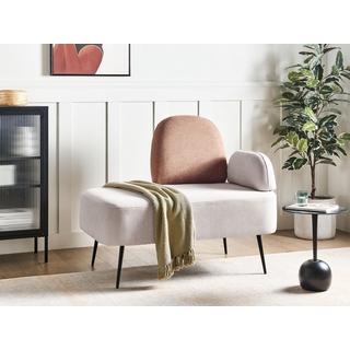 Beliani Chaise longue versione destra en Poliestere Moderno ARCEY  