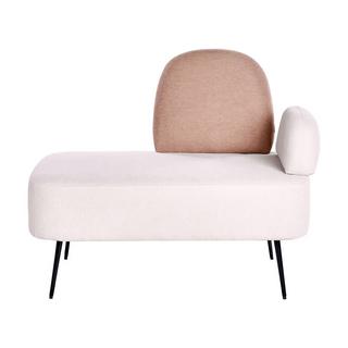 Beliani Chaise longue côté droit en Polyester Moderne ARCEY  