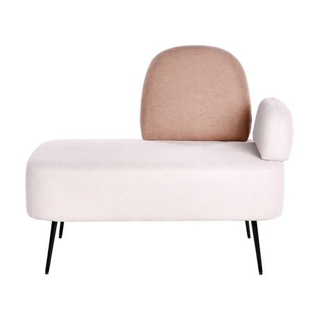 Beliani Rechtsseitige Chaiselounge aus Polyester Modern ARCEY  