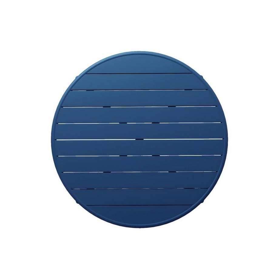 Vente-unique Table ronde de jardin en métal MIRMANDE  