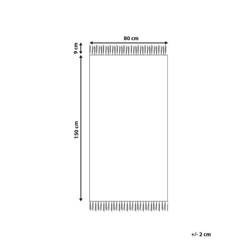 Beliani Tapis en Coton Traditionnel HISARLI  
