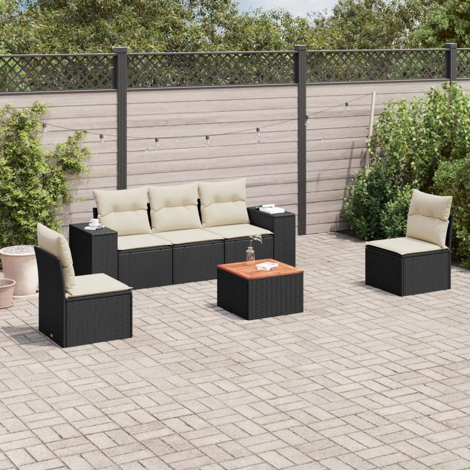 VidaXL Garten sofagarnitur poly-rattan  
