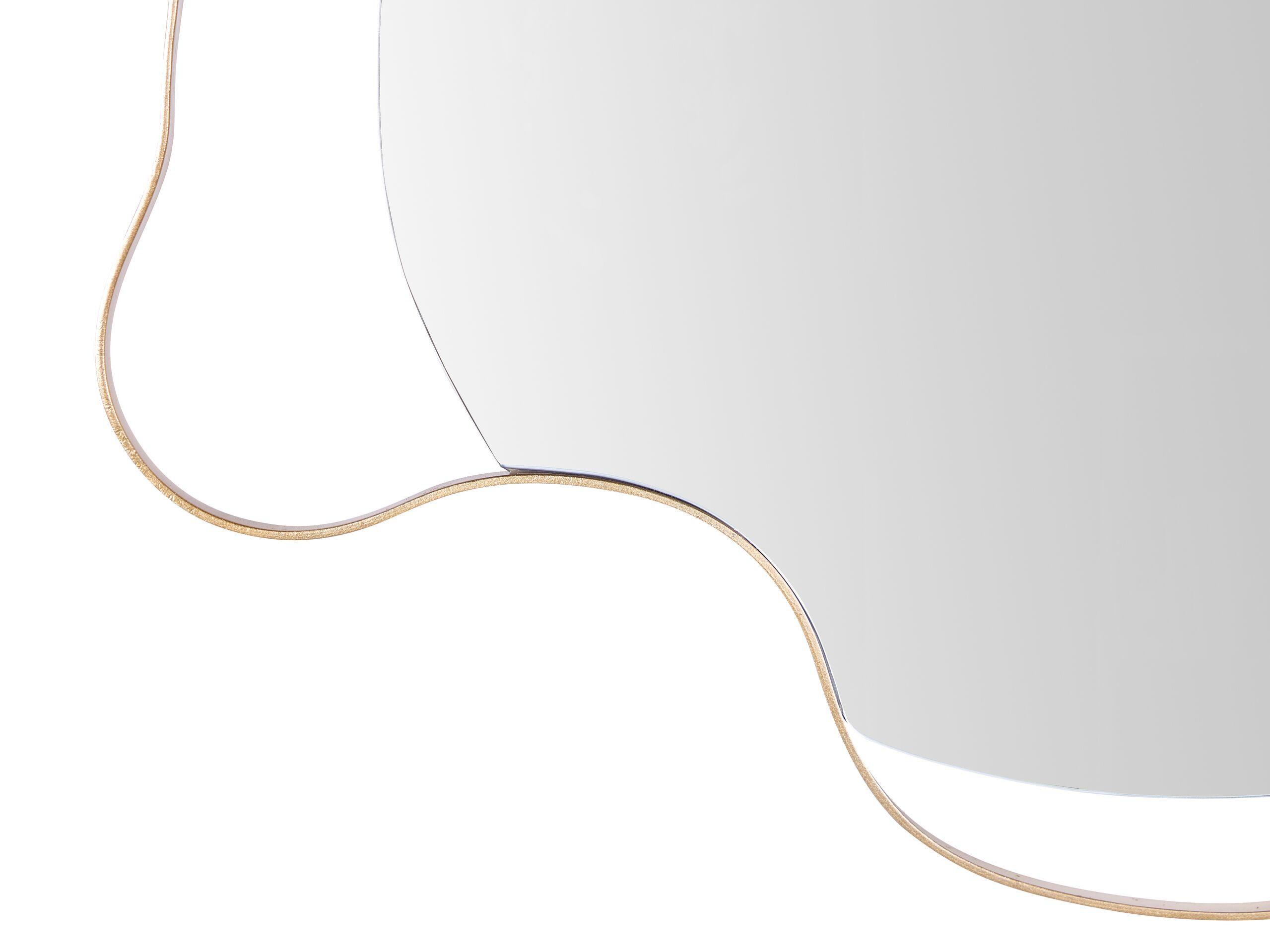 Beliani Miroir en Métal Moderne MELUN  